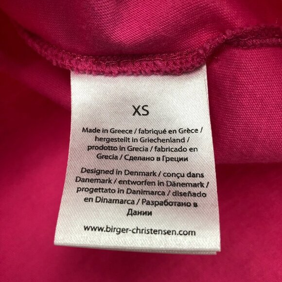 Rotate Birger Christensen Aster Sunday T-Shirt in Carmine Rose pink Size XS - Picture 8 of 16